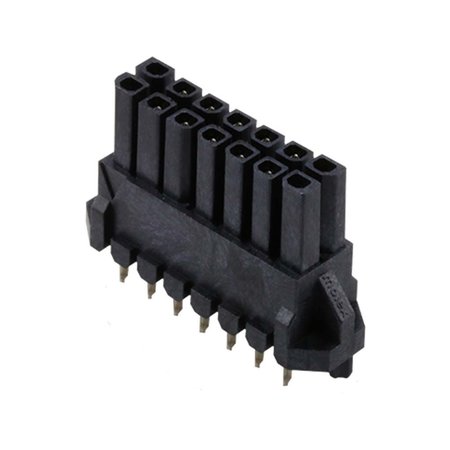 MOLEX Rectangular Power Connector, 14 Contact(S), Female, Solder Terminal, Receptacle 447691402